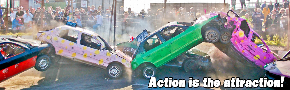 Warton Stock Car Club Banger Action